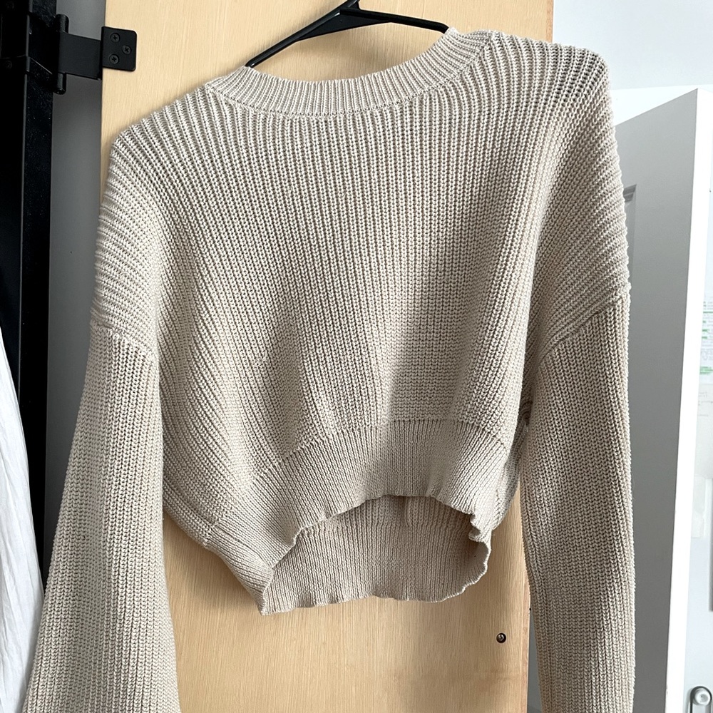 Flared sleeved comfortable and cozy sweater!